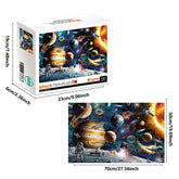 1000 Teile Puzzle - Schnee und Nordlichter